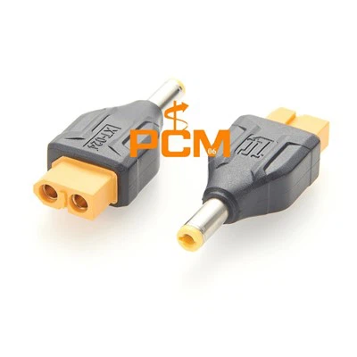 XT60 līdz DC 5525 akumulatora adaptera pārveidotājs