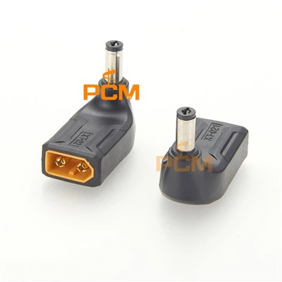 XT60 līdz DC 5,5*2,1 mm taisna leņķa pārveidotājs
